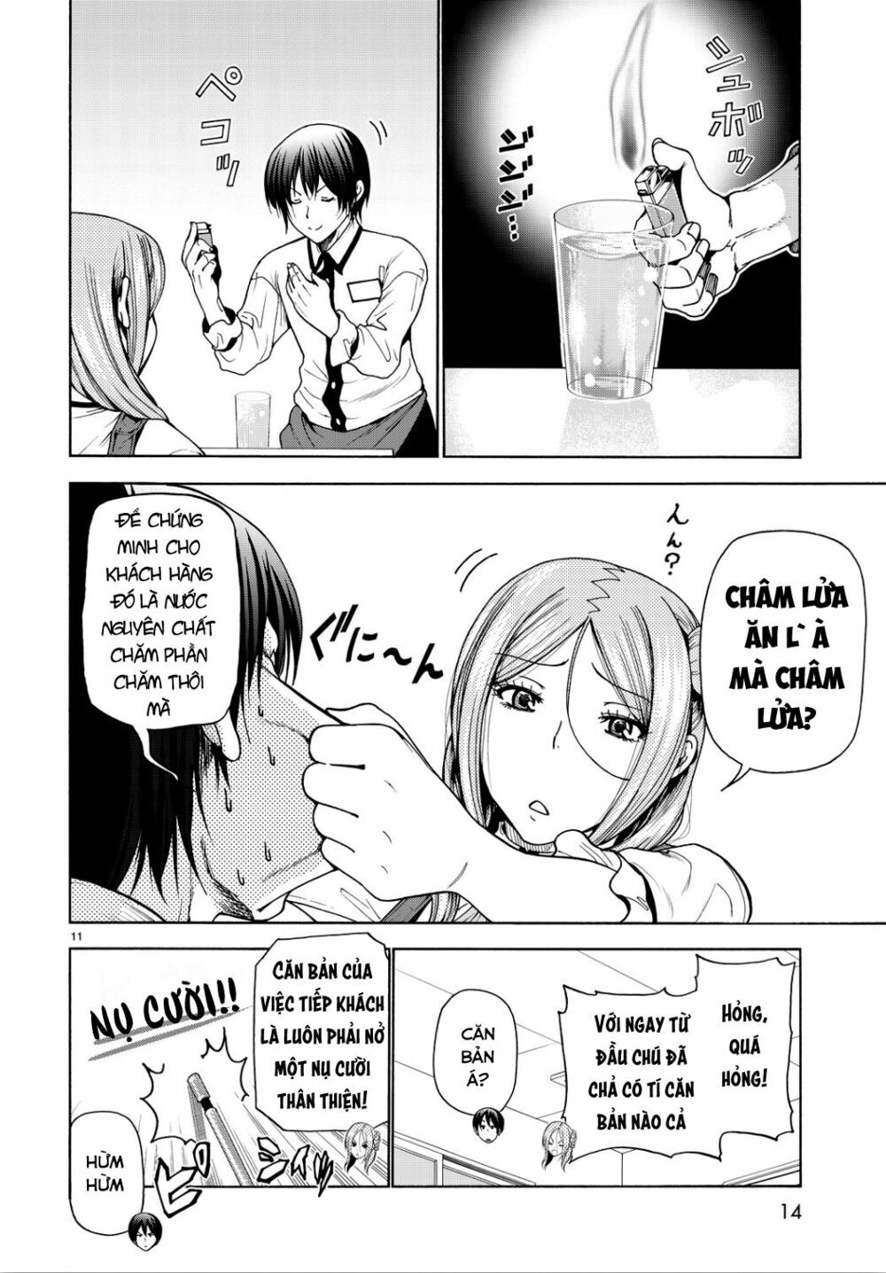 cô gái thích lặn - grand blue chapter 34 10