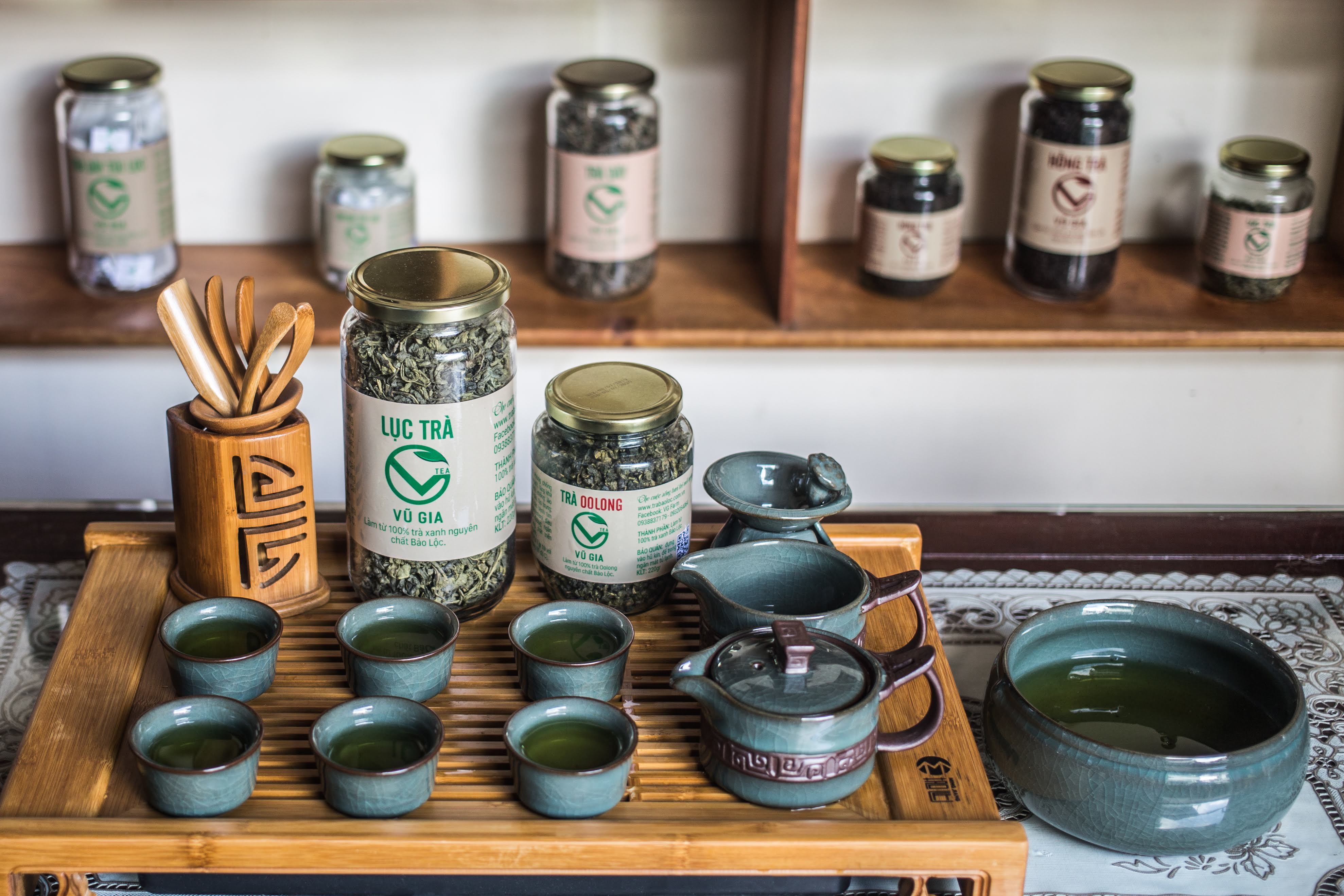 Trà Oolong Nguyên Chất Bảo Lộc Vũ Gia