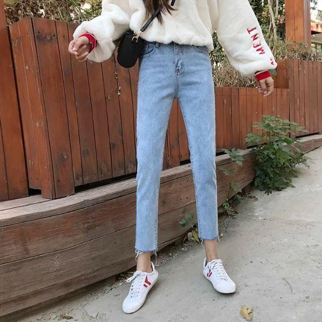 Quần jeans lửng retro ulzzang