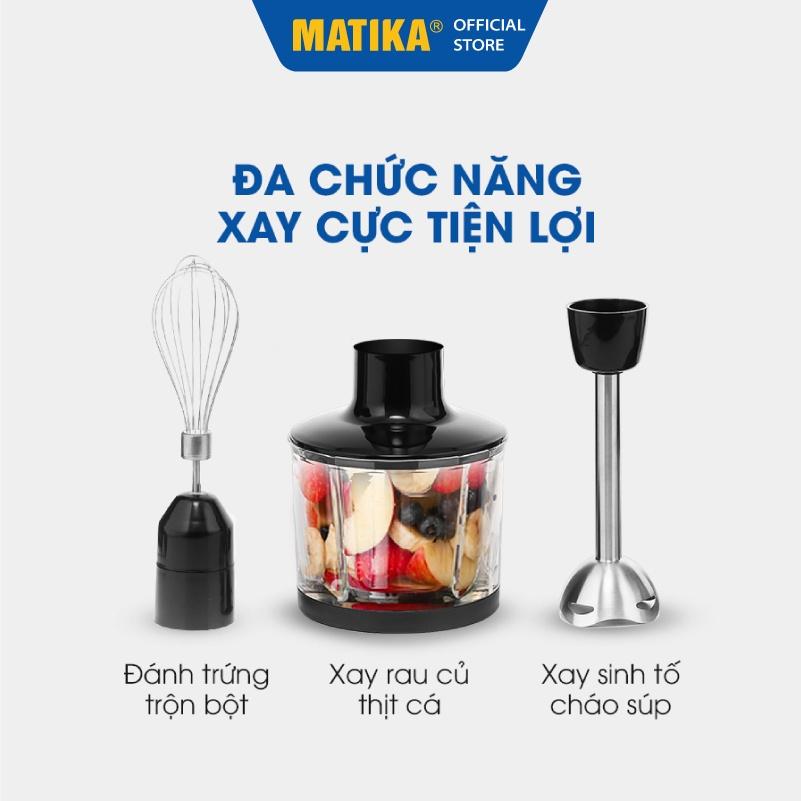 Máy Xay Sinh Tố Cầm Tay MATIKA Đa Năng MTK-3131 - Hàng Chính Hãng