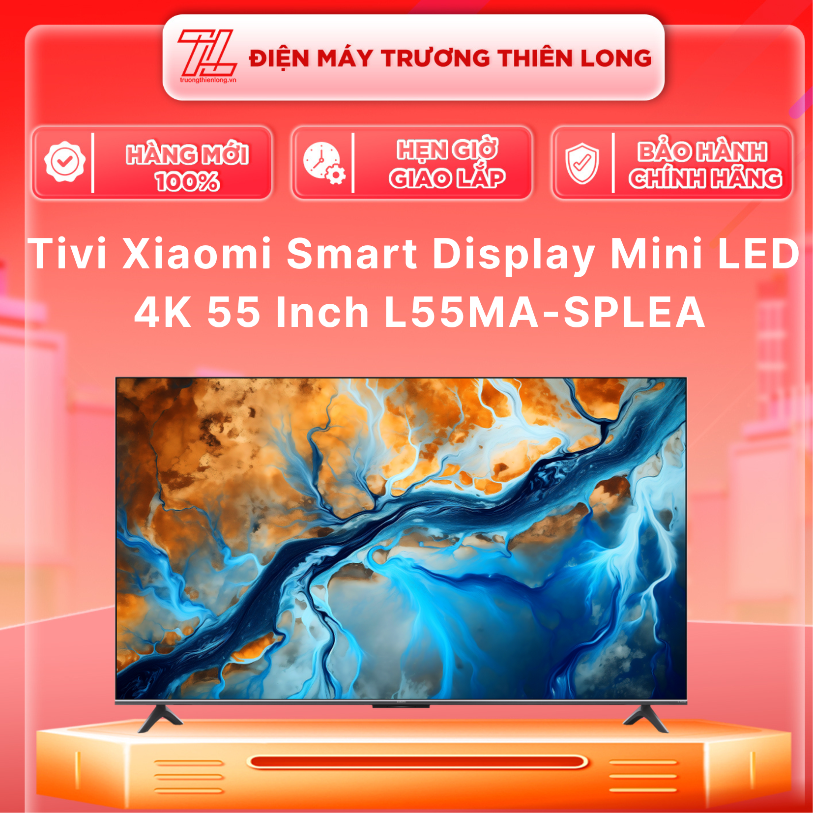 Smart TIVI Xiaomi Display QD-Mini LED 4K 55 Inch L55MA-SPLEA - HÀNG CHÍNH HÃNG - CHỈ GIAO HCM
