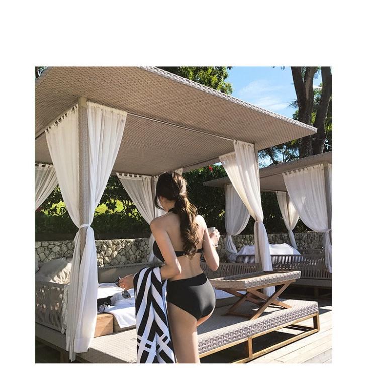 Bikini 1 mảnh đi biển liền thân kín đáo sexy Hàn Quốc nâng ngực có gọng 2515 K6T3-1