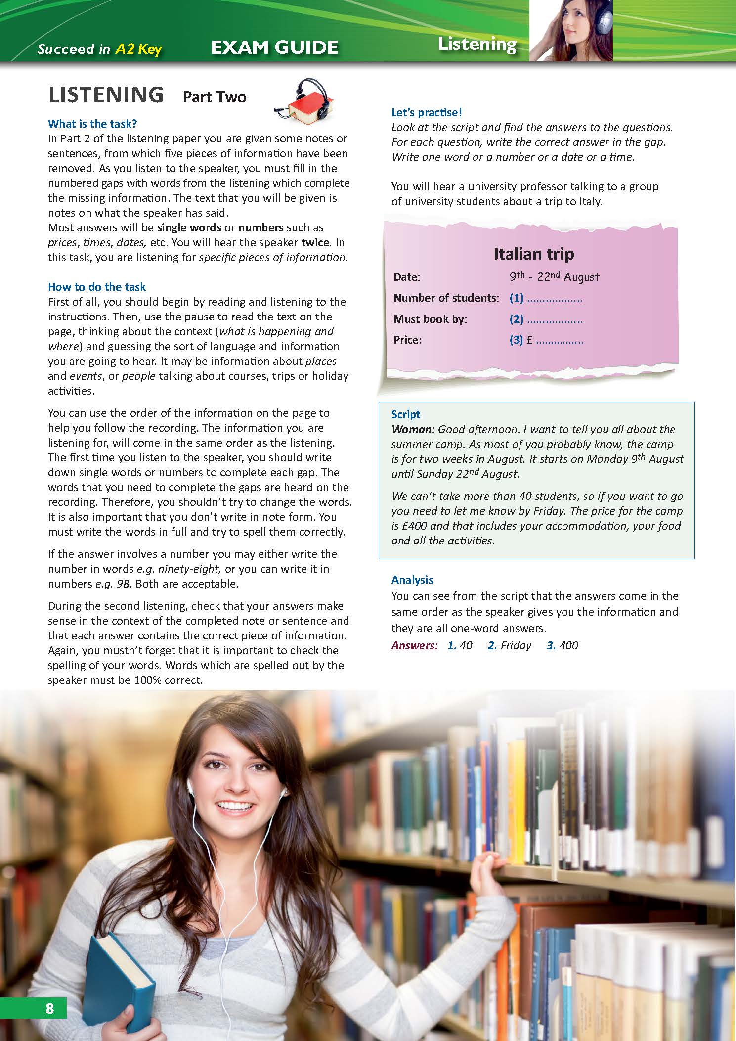 A2 Key 1 with 6 Complete Practice Tests - New Format 2020