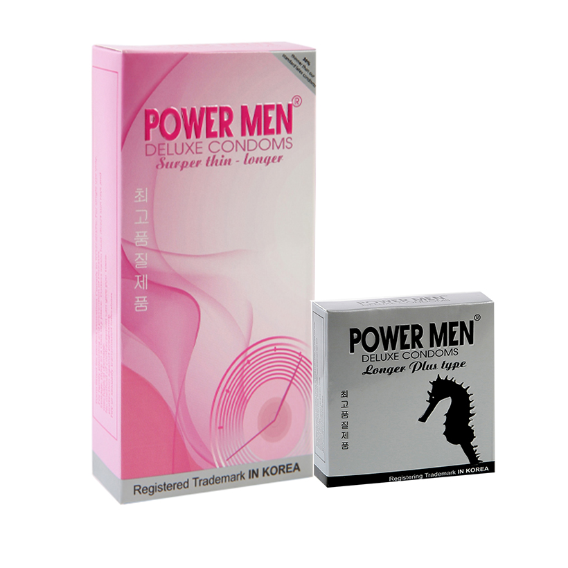 Bao cao su Powermen SuperThin Longer 12 chiếc và Longer Plus 3 Chiếc