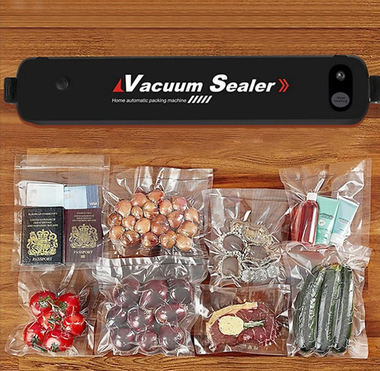 Máy hút chân không KG5233MECK hàn miệng túi đa năng, ép túi thực phẩm giúp bảo vệ thức ăn tặng kèm 10 túi kt 37cm- Hàng chính hãng