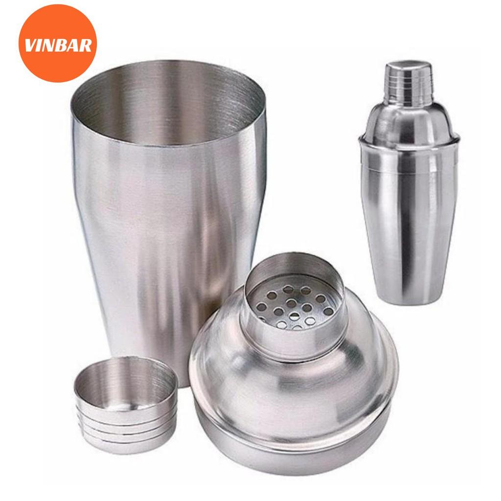 Bình lắc pha chế Cocktail Shaker Inox tiện dụng đủ size