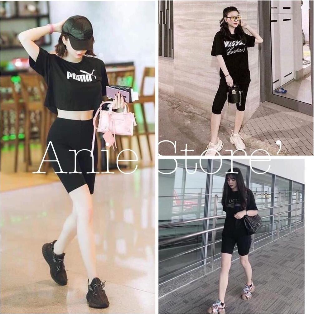 Quần Legging Lửng Nữ