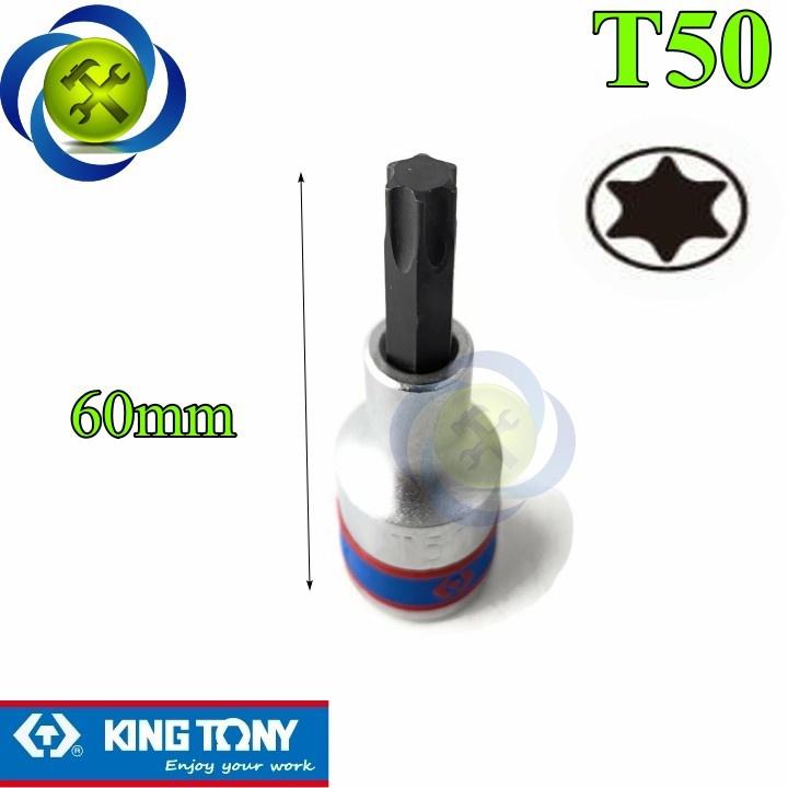 Đầu tuýp sao 1/2 KINGTONY dài 60mm trắng đen từ T20 - T70