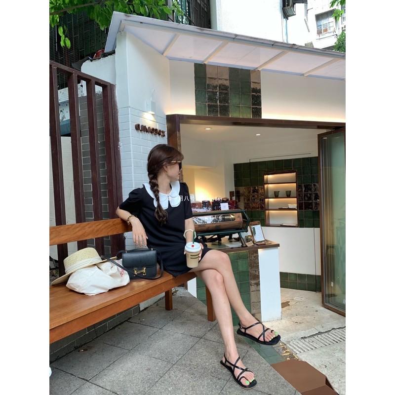 Váy cổ bèo sen 2 lớp