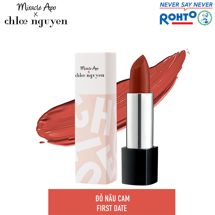 Son Thỏi Lì Miracle Apo x Chloe Nguyễn Holiday Collection Lipstick (4g)