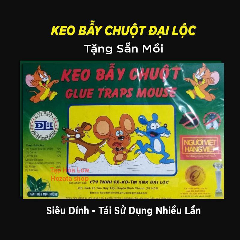 Keo bẫy siêu dính chuột Đại Lộc sử dụng nhiều lần không độc hại giá sỉ