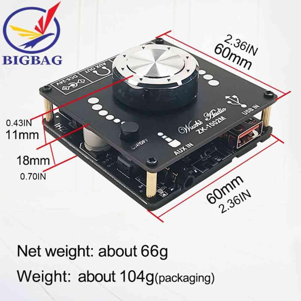 Bảng Mạch Khuếch Đại Âm Thanh Kỹ Thuật Số ZK-1002M 2x100W Kết Nối Bluetooth