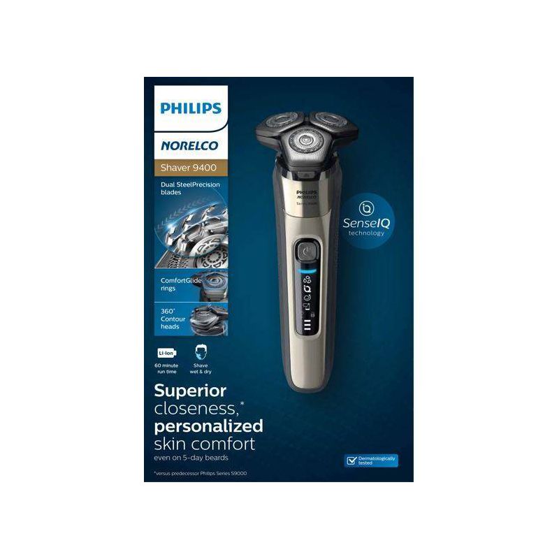 Máy cạo râu cao cấp Philips Norelco Shaver 9400 | Series 9000 | Wet &amp; Dry Shave
