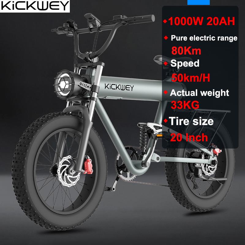 Xe đạp điện trên núi Color: 1000W-20AH Size: Deluxe Edition