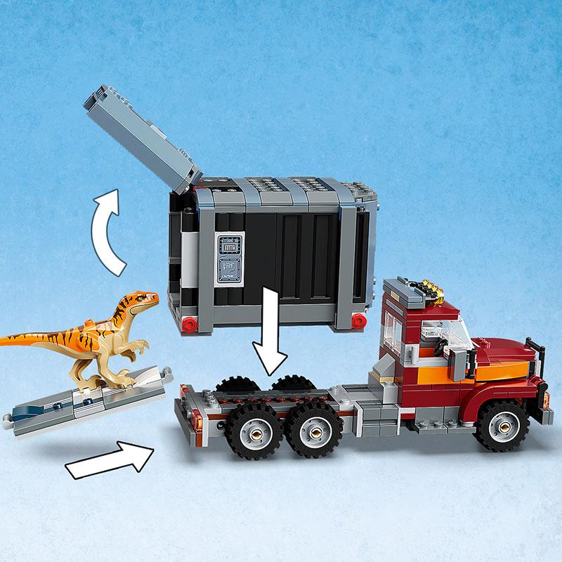 Đồ Chơi LEGO Khủng Long T. Rex & Atrociraptor Tẩu Thoát 76948