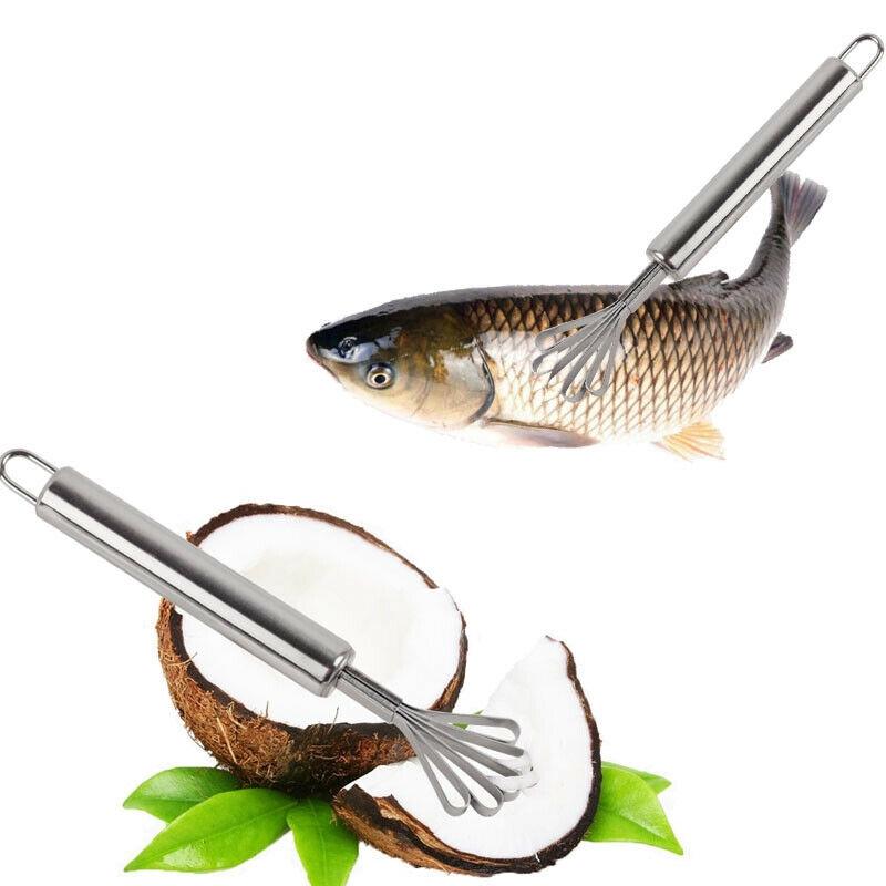 Dụng Cụ Đánh Vảy Cá Tiện Lợi Bằng Thép Không Gỉ