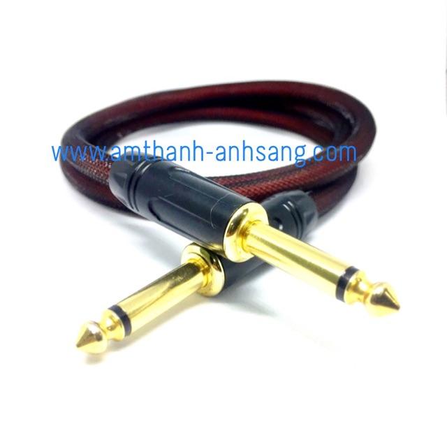 dây Jack 2 đầu 6 li 01 dây dài 5m, đàn guitar, ghi ta, đàn organ, trống điên tử