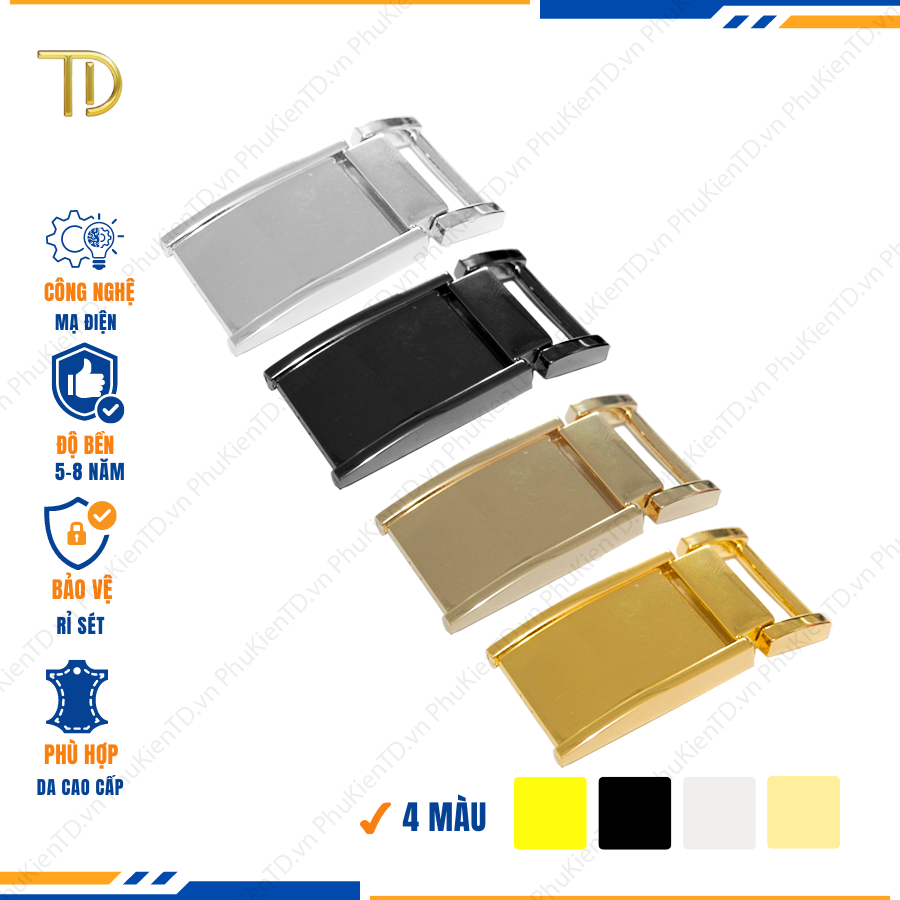 Khoen quai túi xách, Khoen d túi xách cao cấp công nghệ mạ điện độ bền 5-8 năm