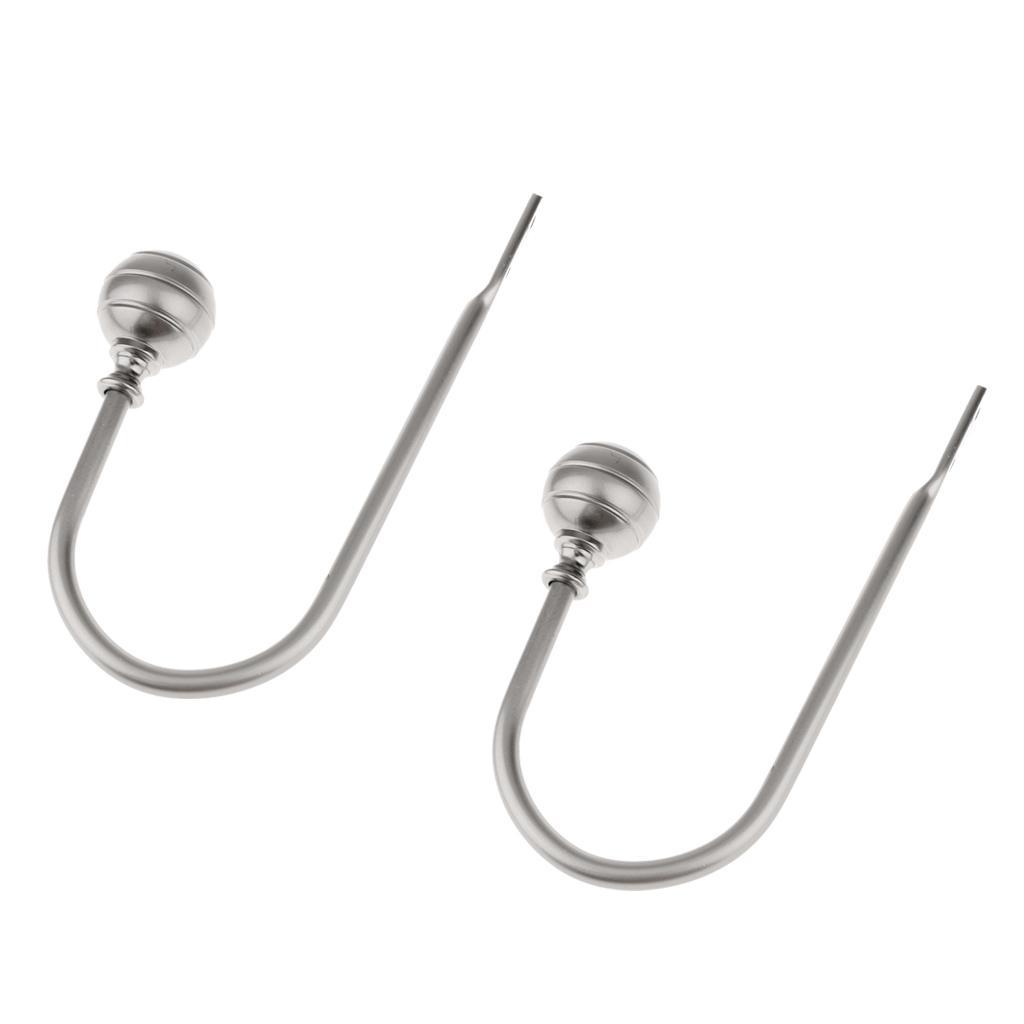 Basic Curtain Tieback Hooks Wall Clothes Hanger Hooks Home Decor
