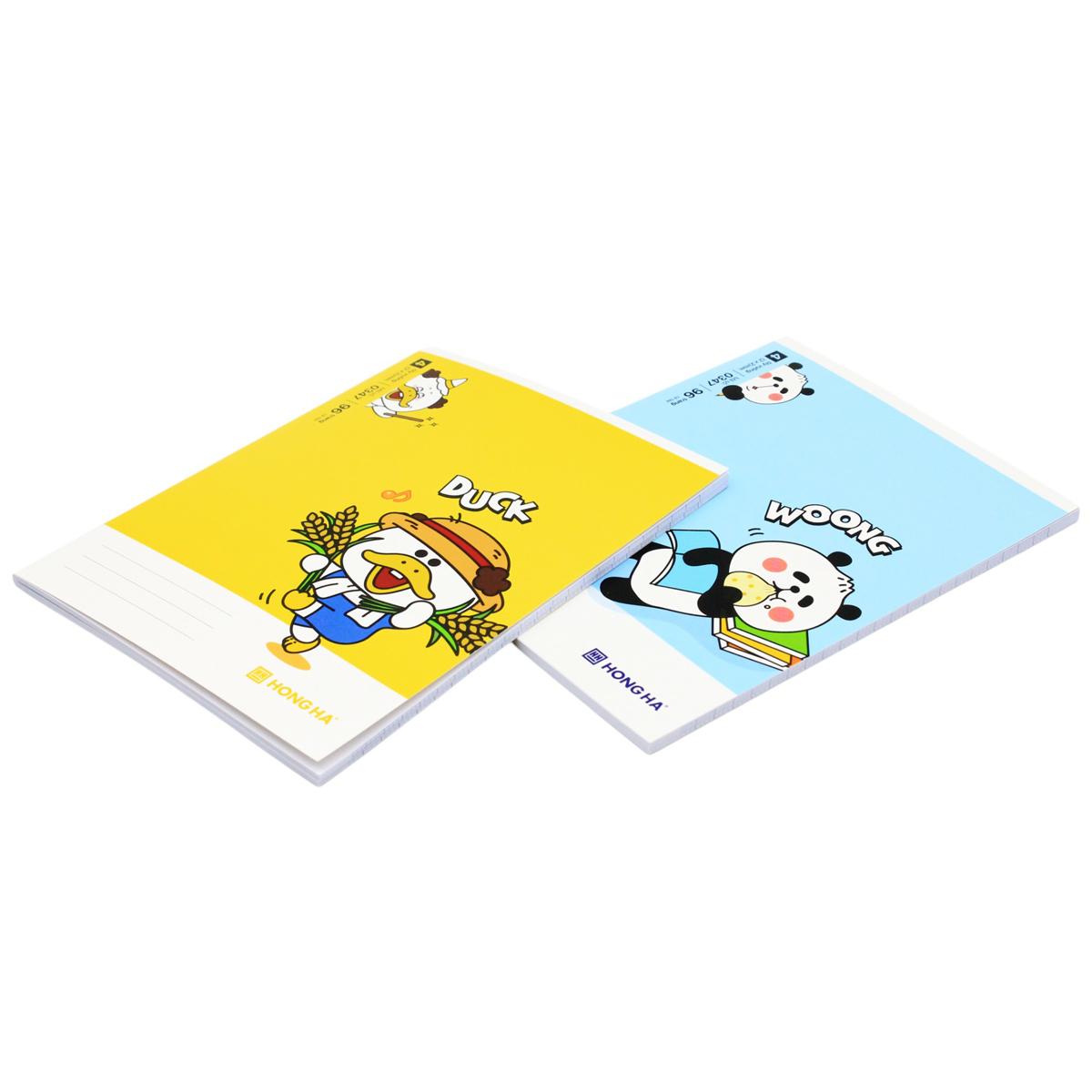 Tập Class Arkduck - 4 Ô Ly Vuông - 96 Trang 70gsm - Hồng Hà 0347 (Mẫu Bìa Giao Ngẫu Nhiên)