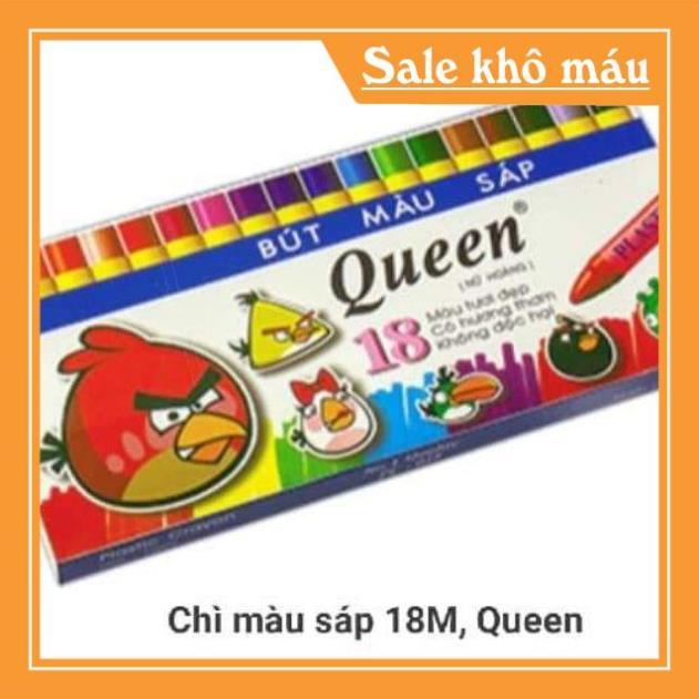 BÚT SÁP THƠM QUEEN (HỘP 18 MÀU)