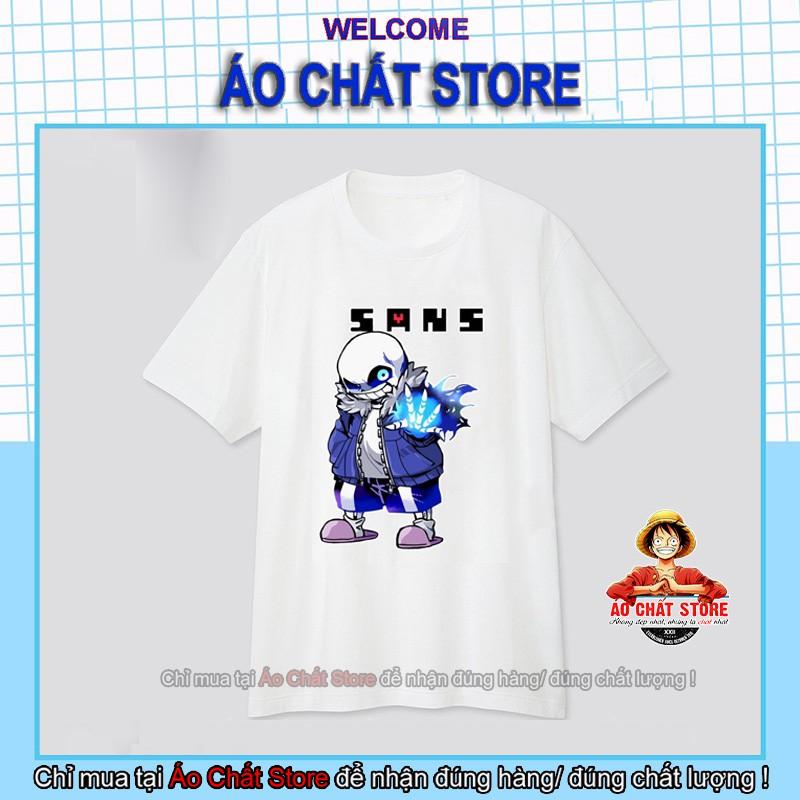 Áo thun bé trai hình Undertale Sans đẹp | Áo Sans Undertale mẫu mới vải đẹp S05