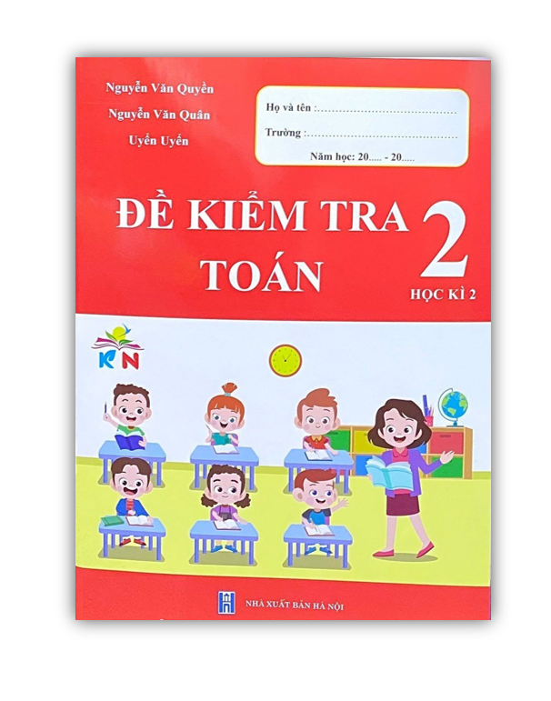 Sách - Combo Đề kiểm tra Toán + tiếng việt 2 học kì 2