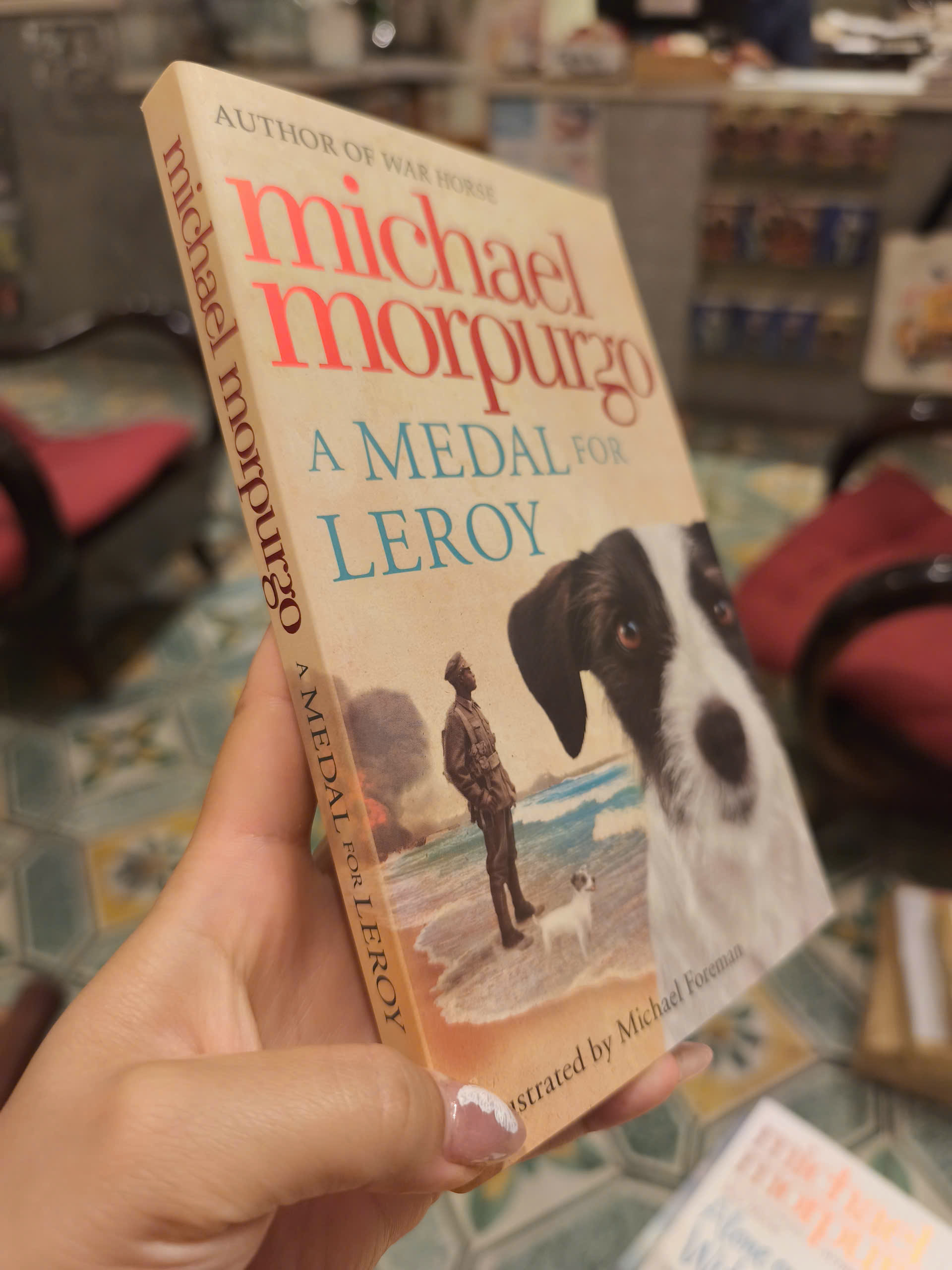 A Medal for Leroy by Michael Morpurgo - Children Picture Story book in English - Sách Ngoại Văn