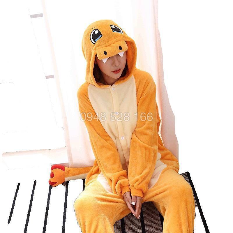 Bộ Đồ Thú Rồng Lửa - Bộ Đồ Thú Khủng Long Người Lớn