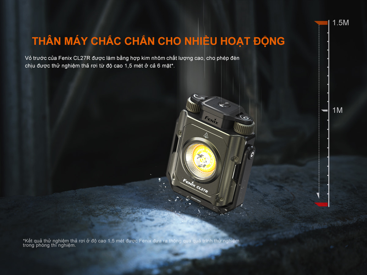 Đèn pin dã ngoại, đa năn Fenix CL27R