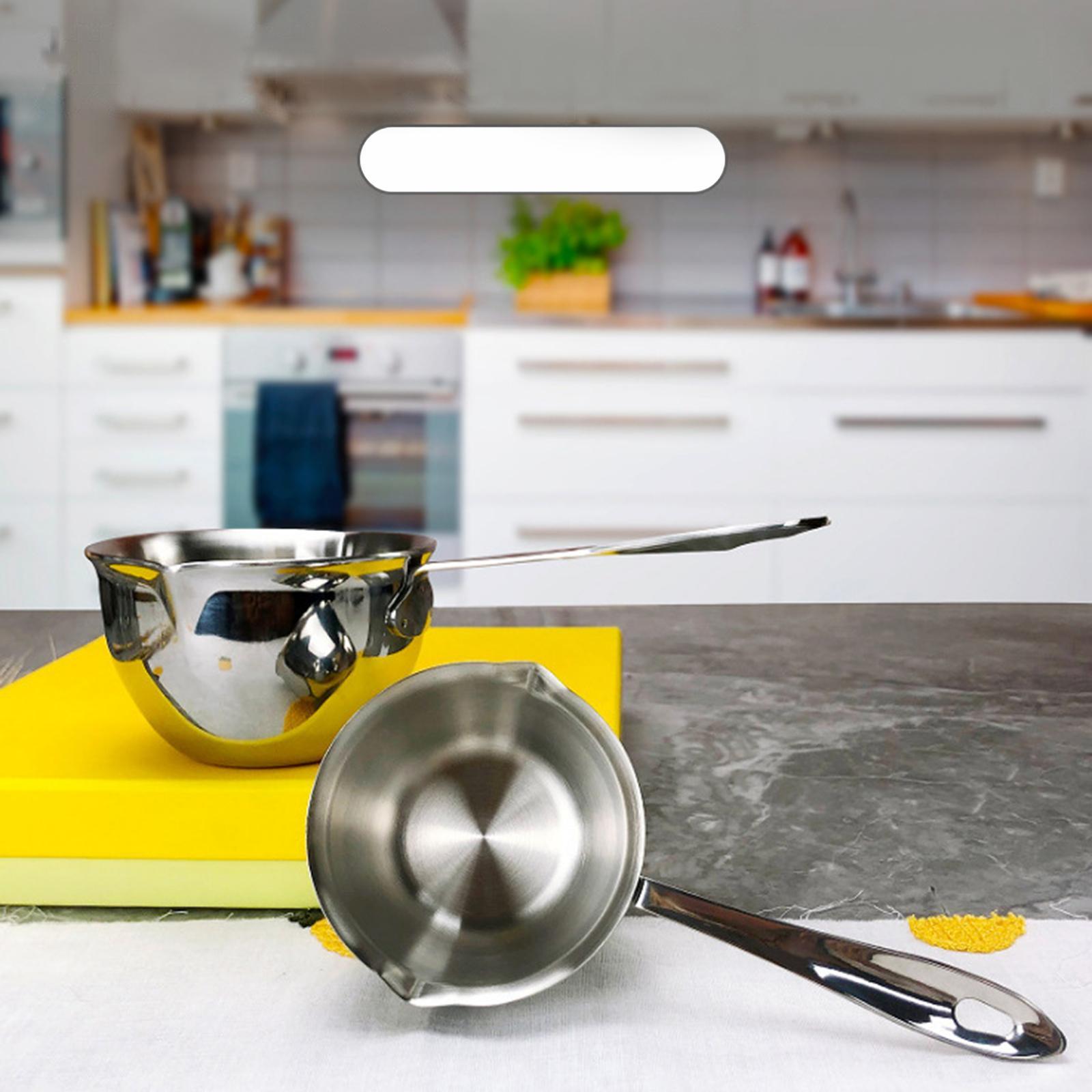 Saucepan with Ergonomic Handle with Butter Melting Pot Sauce Pot