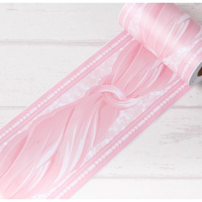 Len dán viền tường XOẮN LỤA HỒNG