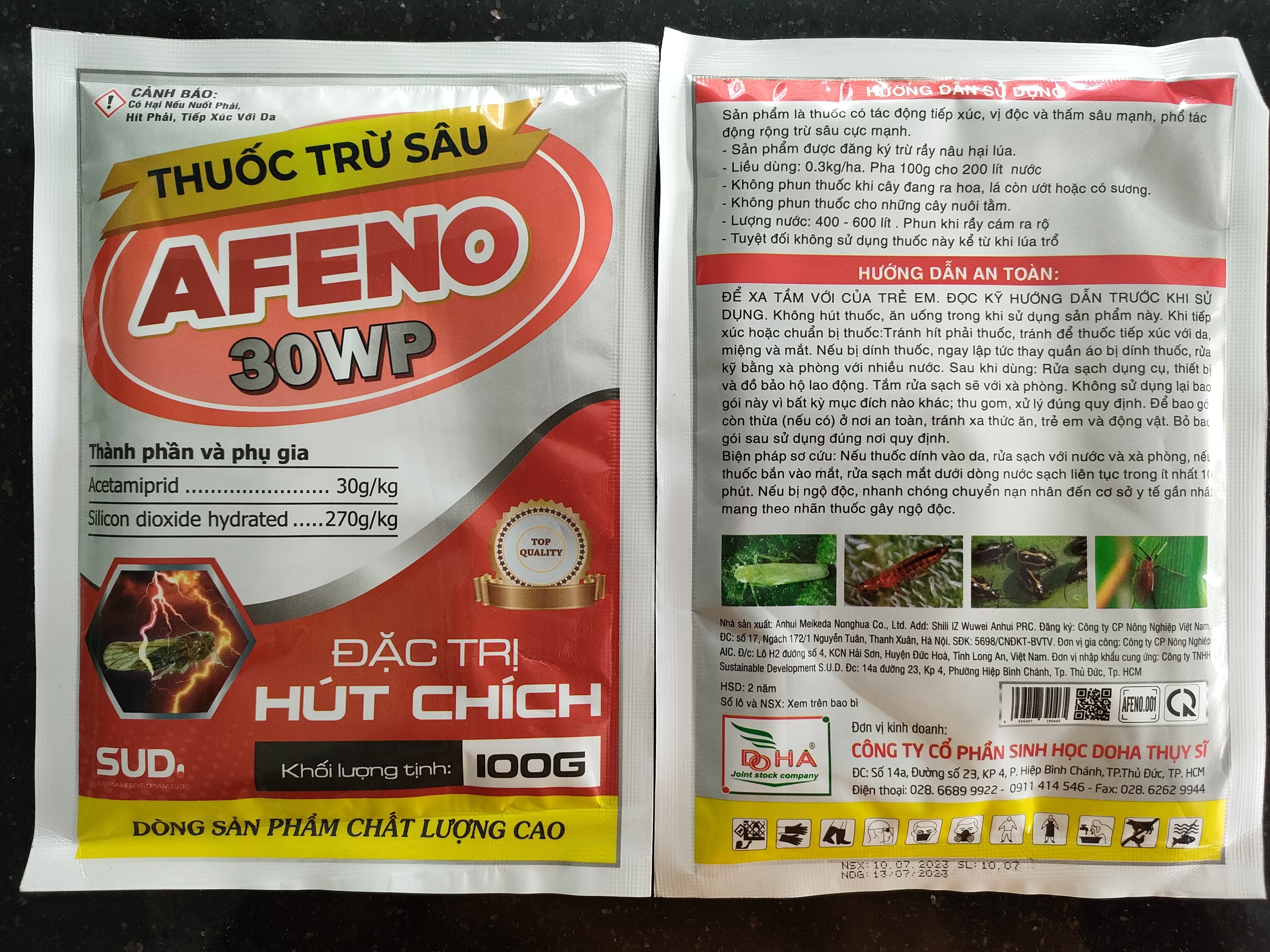 Thuốc trừ sâu AFENO 30WP - VTNN NÔNG PHÚ T86
