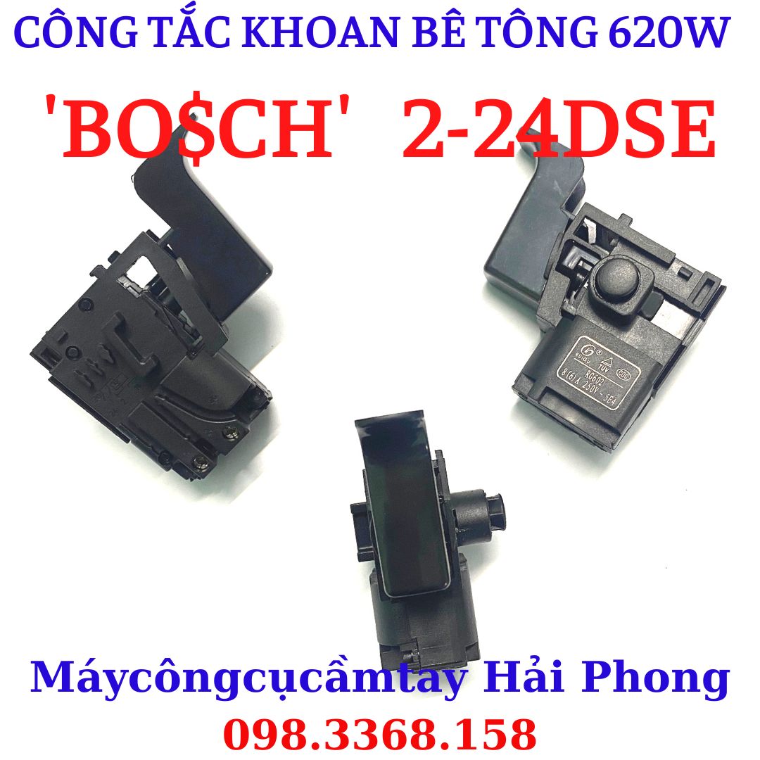 Công tắc máy khoan dùng cho 'BO.S.CH' 3chức năng , 'ZhongTai' , 'FEG'... 6A -100V/250V -50/60Hz