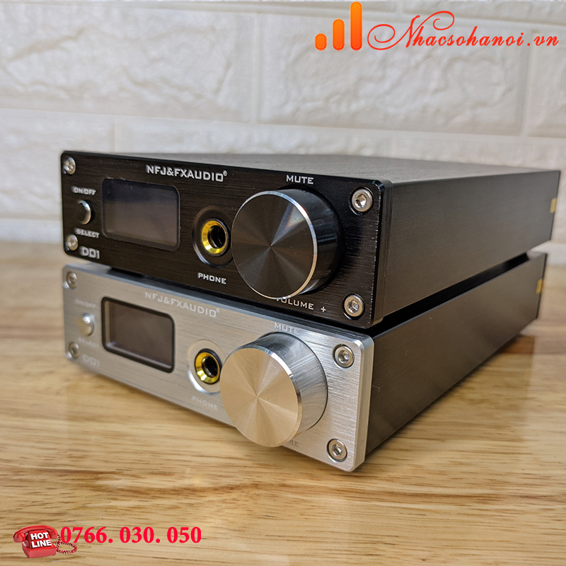 Giải Mã FX-Audio DAC D01 - Bản Nâng Cấp DAC X7- Giải Mã 32 Bit/768Khz/ DSD512 - Hàng Chính Hãng