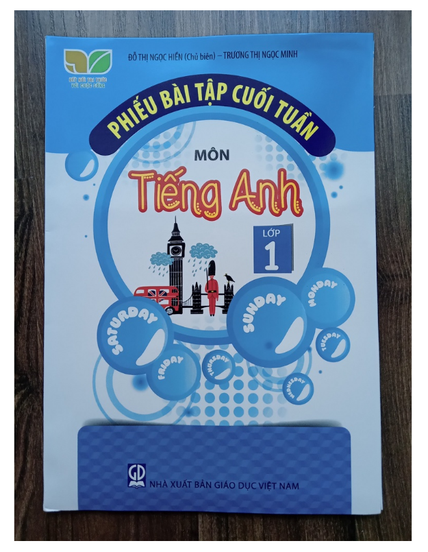 Sách - Phiếu bài tập cuối tuần môn Tiếng Anh lớp 1
