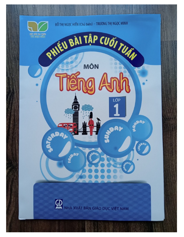 Sách - Phiếu bài tập cuối tuần môn Tiếng Anh lớp 1