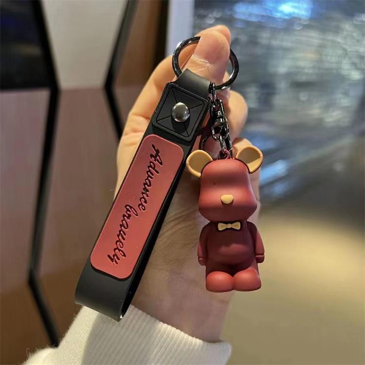 Móc khóa gấu bearbrick cao cấp dễ thương nhiều màu sắc MK14 - Rockcow