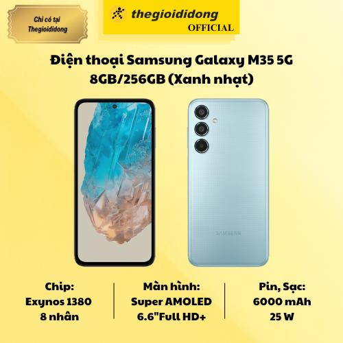 Điện thoại Samsung Galaxy M35 5G 8GB/256GB - Hàng Chính Hãng