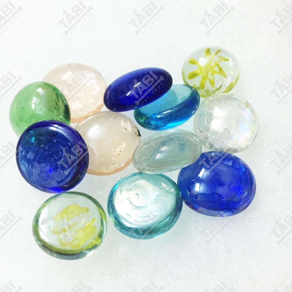 350g Sỏi Thuỷ Tinh Trang Trí Hồ Cá - Sỏi Thuỷ Tinh Trang Trí Nhà Cửa