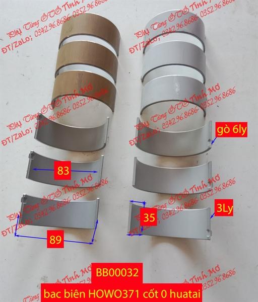 Bạc biên HOWO371 cốt 0 huatai