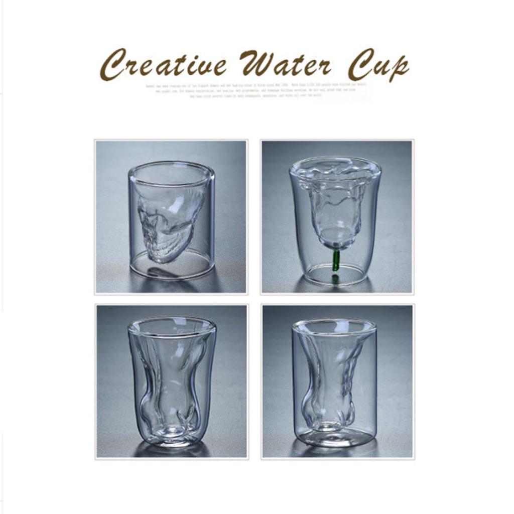 Heat Resistant Double Walled Glasses Coffee Glasses Mugs Cups