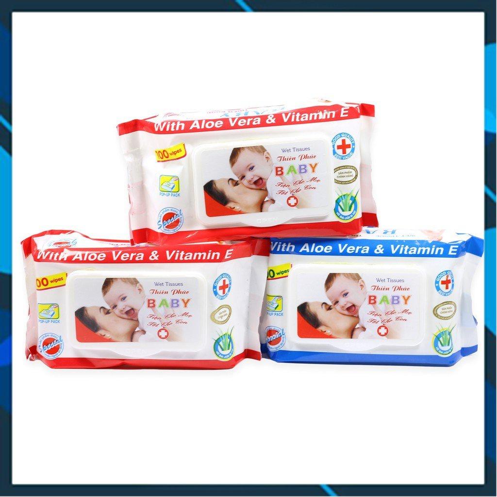 Khăn Ướt Baby 100 Tờ Việt Nam linhmartvn