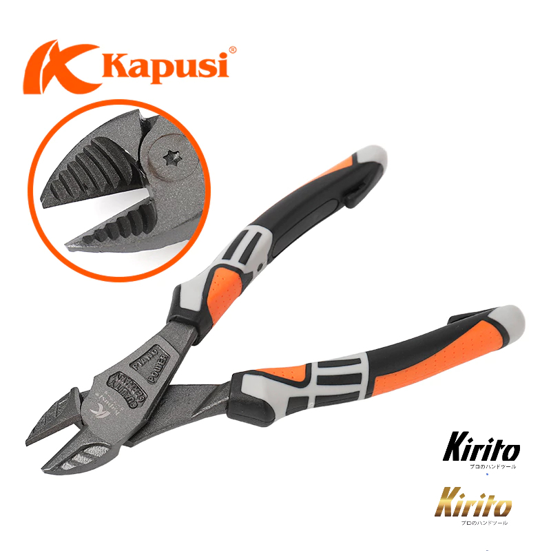 Kìm cắt đa năng công nghiệp Nhật Kapusi JAPAN 7.5inch/ 190mm thép CR-V cao cấp k8001