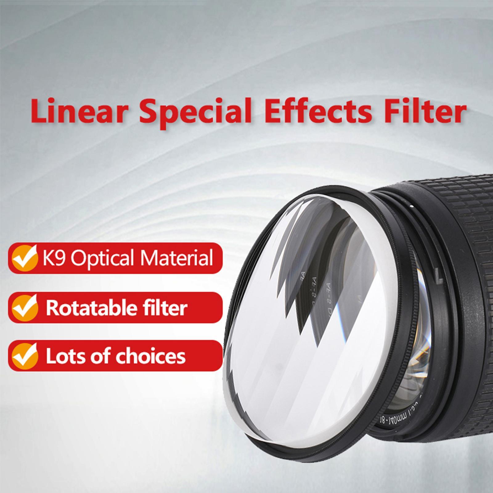 Camera Lens Filter Photography Accessories Achieve Glare Effect for Linear 77mm