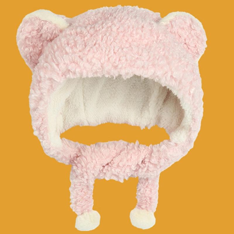 Ngọt Ngào Hoạt Hình Dễ Thương Gấu/Nón Tai Thỏ Leifeng Nón Món Quà Mùa Đông Chống Gió Khăn Dễ Thương Mùa Đông Dày Khăn Cho Người Trưởng Thành kid