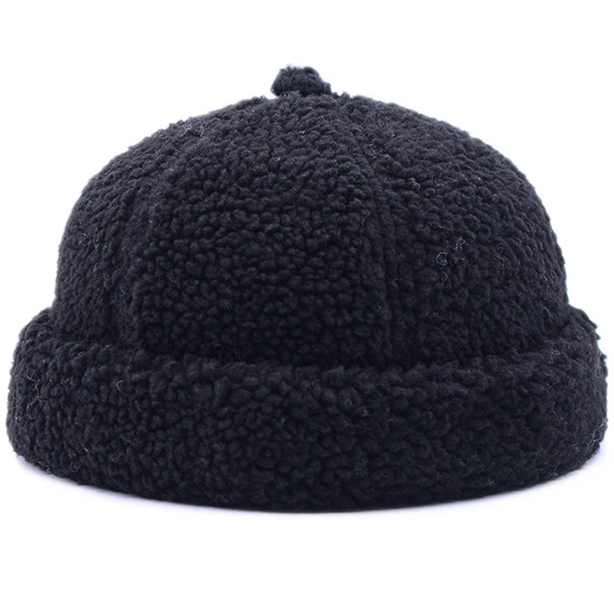 Mũ tròn miki hat lông cừu ấm áp (MU14), nón vành tròn thủy thủ mùa đông thời trang nam nữ, mũ họa sĩ cá tính