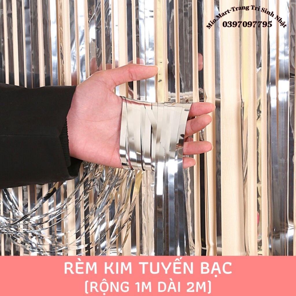 Rèm Kim Tuyến Trang Trí Sinh Nhật 2m*1m Đủ Các Màu,Rèm Trang Trí Background BB74