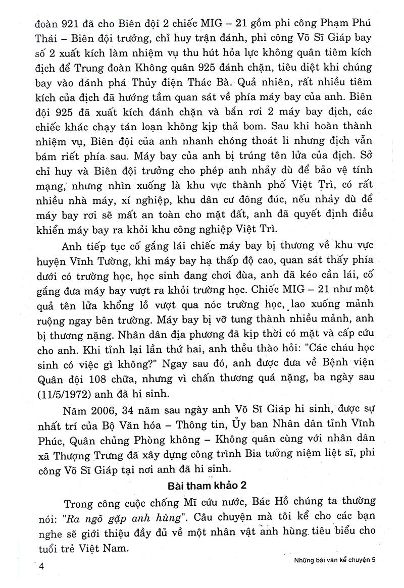 Những Bài Văn Kể Chuyện Lớp 5