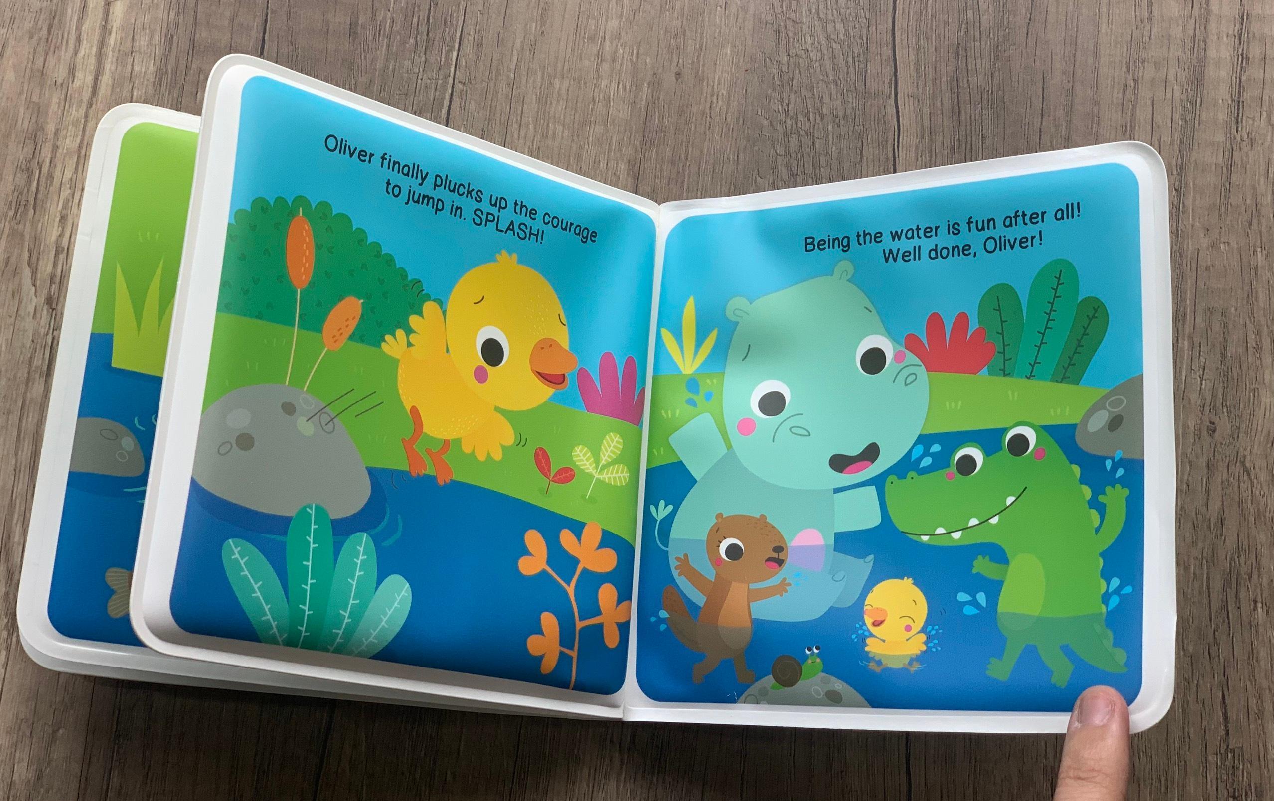 Oliver Duck Has Fun in the Pond (My First Bath Book and Toy)